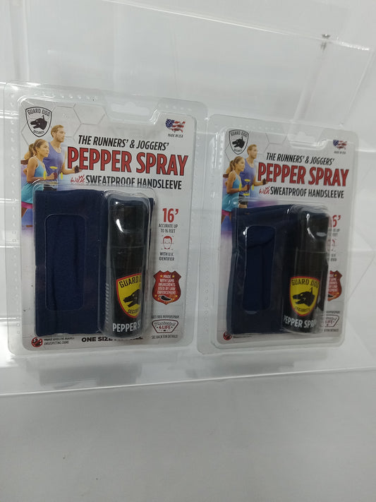 Guard Dog 1/2 oz pepper spray 2 pack with hand sleeve